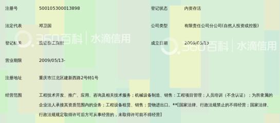 中冶建设高新工程技术有限责任公司重庆分公司